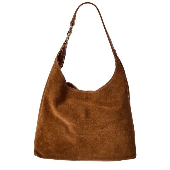 Isabella Rossetti Handbags - Isabella Rossetti Ophelia27 Suede Tote, Brown